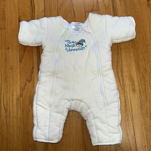 Baby Merlin's Magic Sleepsuit Infant Small 3-6 Months 2 Way Zipper Pajama Sleep
